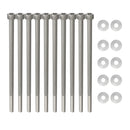 Intake Manifold Bolts Stainless Steel Fit LS1 LSX LS2 LS3 LS6 Camaro Corvette GM-9