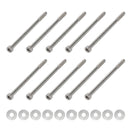 Intake Manifold Bolts Stainless Steel Fit LS1 LSX LS2 LS3 LS6 Camaro Corvette GM-4