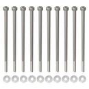 Intake Manifold Bolts Stainless Steel Fit LS1 LSX LS2 LS3 LS6 Camaro Corvette GM-6