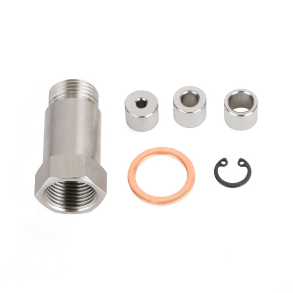Universal 45MM M18X1.5 O2 Oxygen Spacers Adapter Kit Car Exhaust Oxygen Extender Spacer W/Gasket Generic