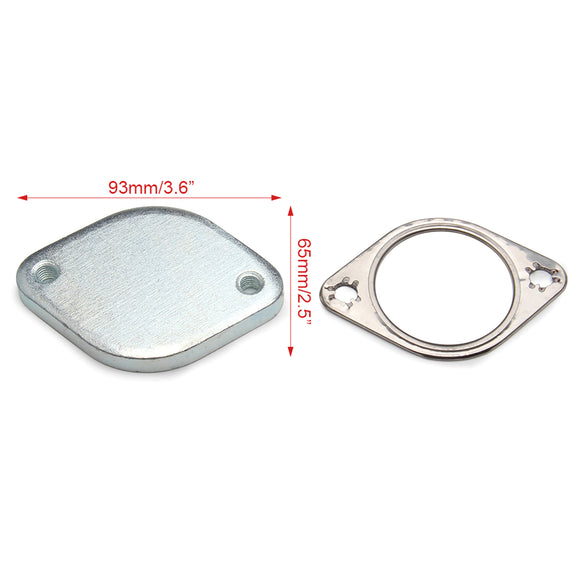 Ford 2008-2010 F-250 F-350 F-450 F-550 Powerstroke Diesel 6.4L 4" Exhaust Pipe & EGR Valve Delete Kit + Intake Elbow Diecast