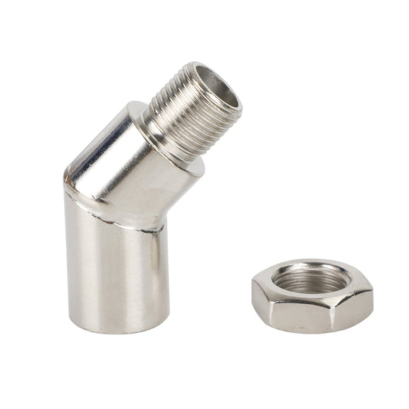135 Degree M18 X 1.5 Catalytic Converter CEL Oxygen Sensor Extender Adapter Spacer Generic