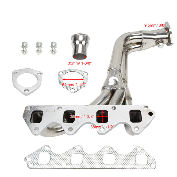 Geo 1989-1994 Tracker 1.6L Stainless Manifold Header