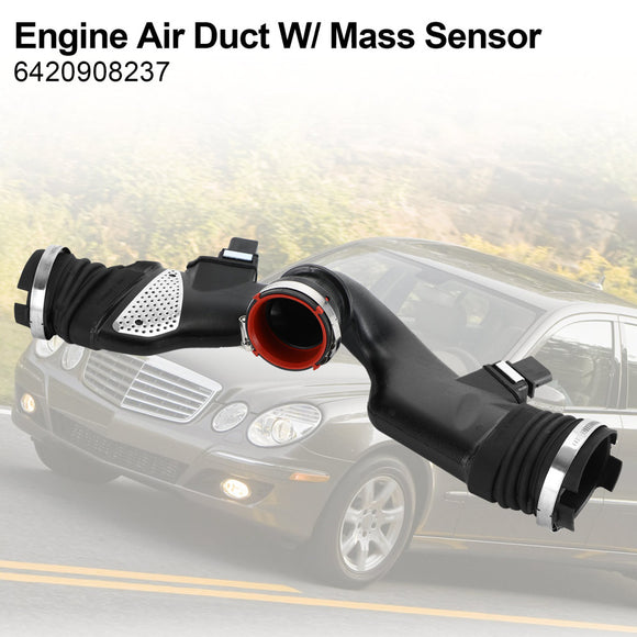 Areyourshop Engine Air Duct W/ Mass Sensor for Mercedes-Benz X164 W164 W211 W251 6420908237