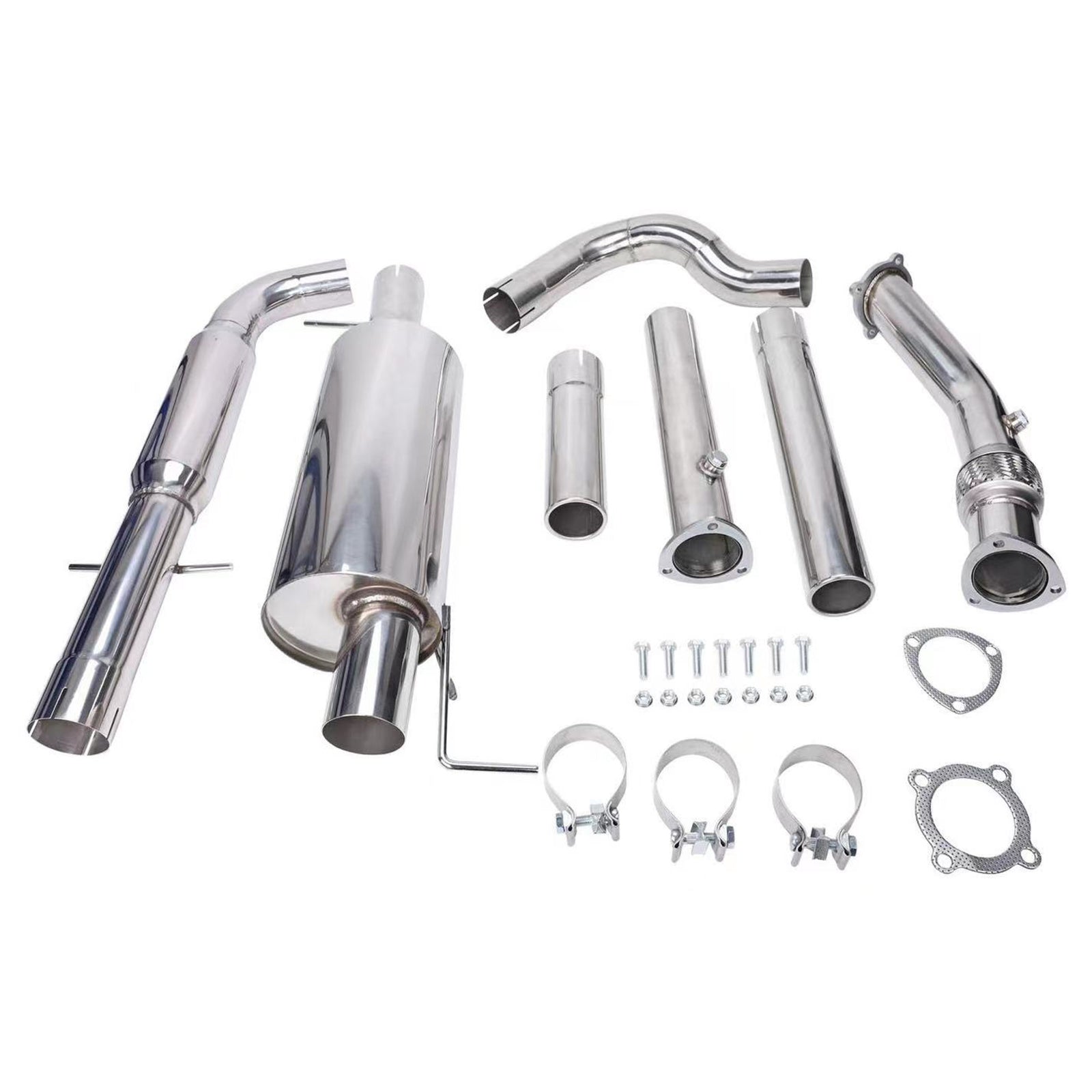 Volkswagen 1999-2005 Jetta A4 Typ 1J 1.8T 3" Catless Exhaust System + Downpipe