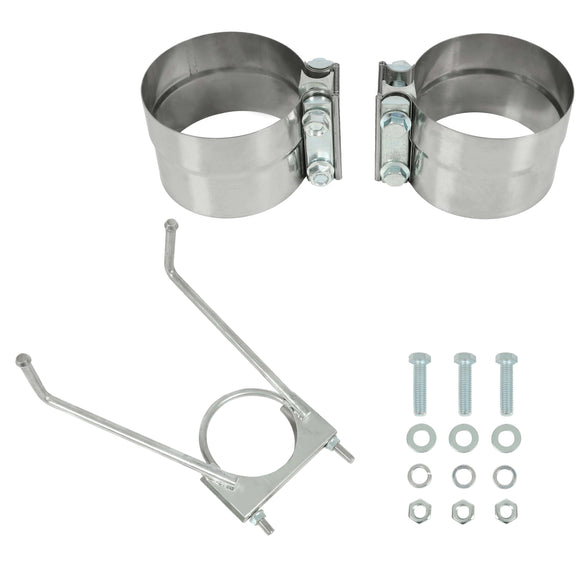 Kit de suppression de collecteur d'échappement et de recirculation des gaz d'échappement (EGR) pour Dodge Ram 3500, 4500 et 5500 (2013-2017) 6,7 L Cummins Diesel (4 pouces)