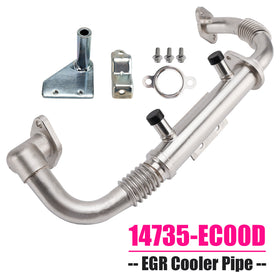Nissan Navara D40 Spain Thai YD25DDTI YD25 14735-EC00D EGR Cooler Pipe - 0