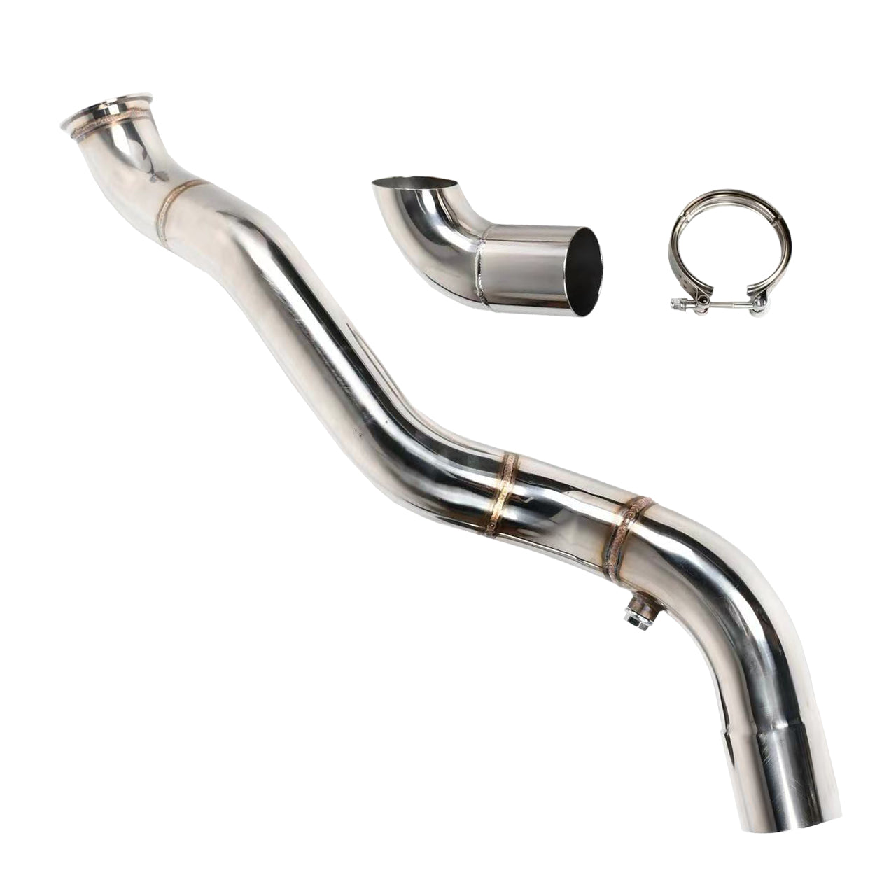 Chevrolet 1999-2013 T4 Turbo-Kit 4,8 5,3 6,0 6,2 Vortec LS 3" V-Band-Auspuffrohr