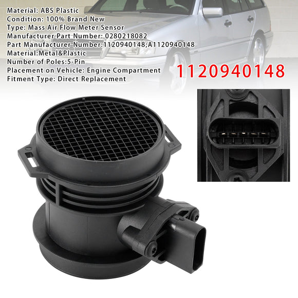 Mercedes-Benz W203 W211 W163 W220 1120940148 Mass Air Flow Meter Sensor