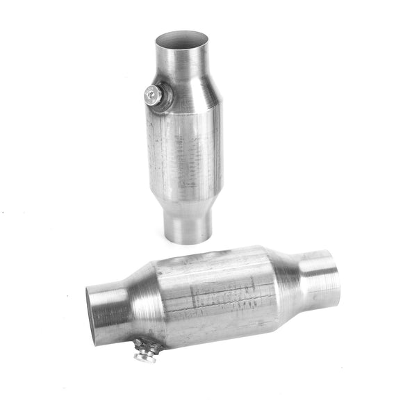 Convertisseur catalytique universel 2X 2,5" 425250 en acier inoxydable à haut débit