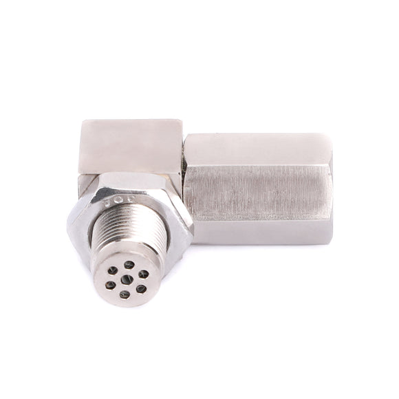 O2 Sauerstoff Sensor Extender Spacer 90 Grad abgewinkelt 02 Bung Verlängerung M18X 1,5