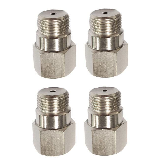 4PCS M18x1.5 34mm O2 Oxygen Sensor Test Pipe Extension Extender Adapter Spacer Bung