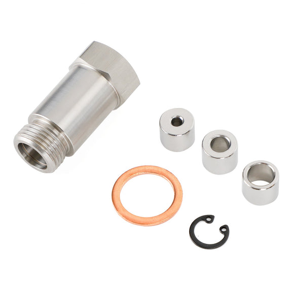 Universal 45MM M18X1.5 O2 Oxygen Spacers Adapter Kit Car Exhaust Oxygen Extender Spacer W/Gasket Generic