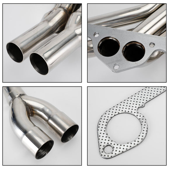 Collecteur d'échappement en acier inoxydable pour Nissan 280Z 280ZX L28E Datsun 70-1122 (1977-1983)