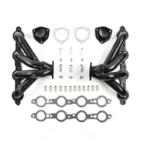 Chevy LS LS3 LS6 LS7 Black Exhaust Manifold Header