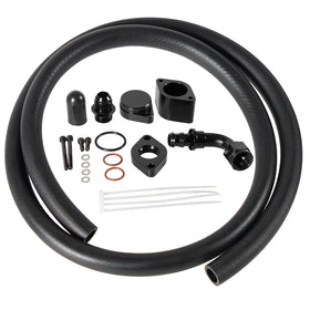 Kit de réacheminement CCV + déflecteur CCV interne pour Ford F250 F350 F450 F550 6,7 L Powerstroke 2011-2024 - 0