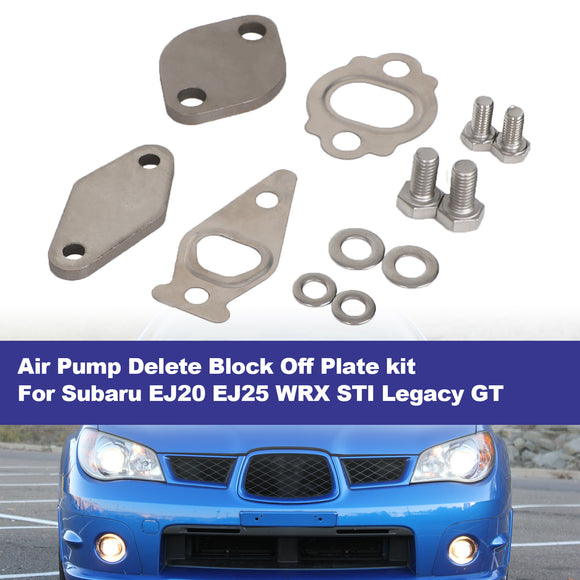 Subaru EJ20 EJ25 WRX STI Legacy GT Air Pump Delete Block Off Plate kit