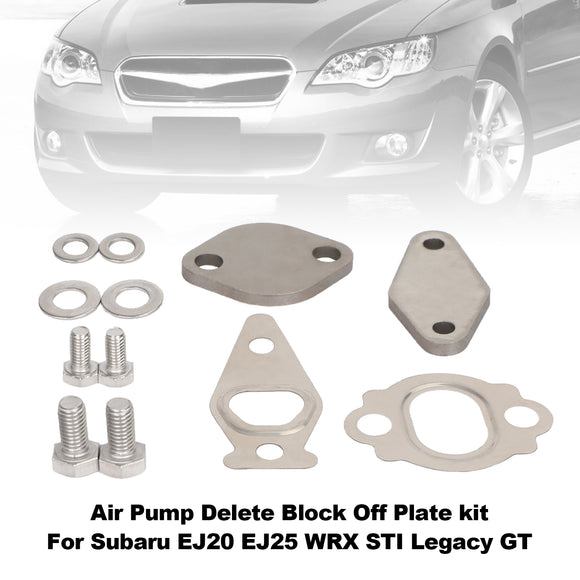 Subaru EJ20 EJ25 WRX STI Legacy GT Air Pump Delete Block Off Plate kit