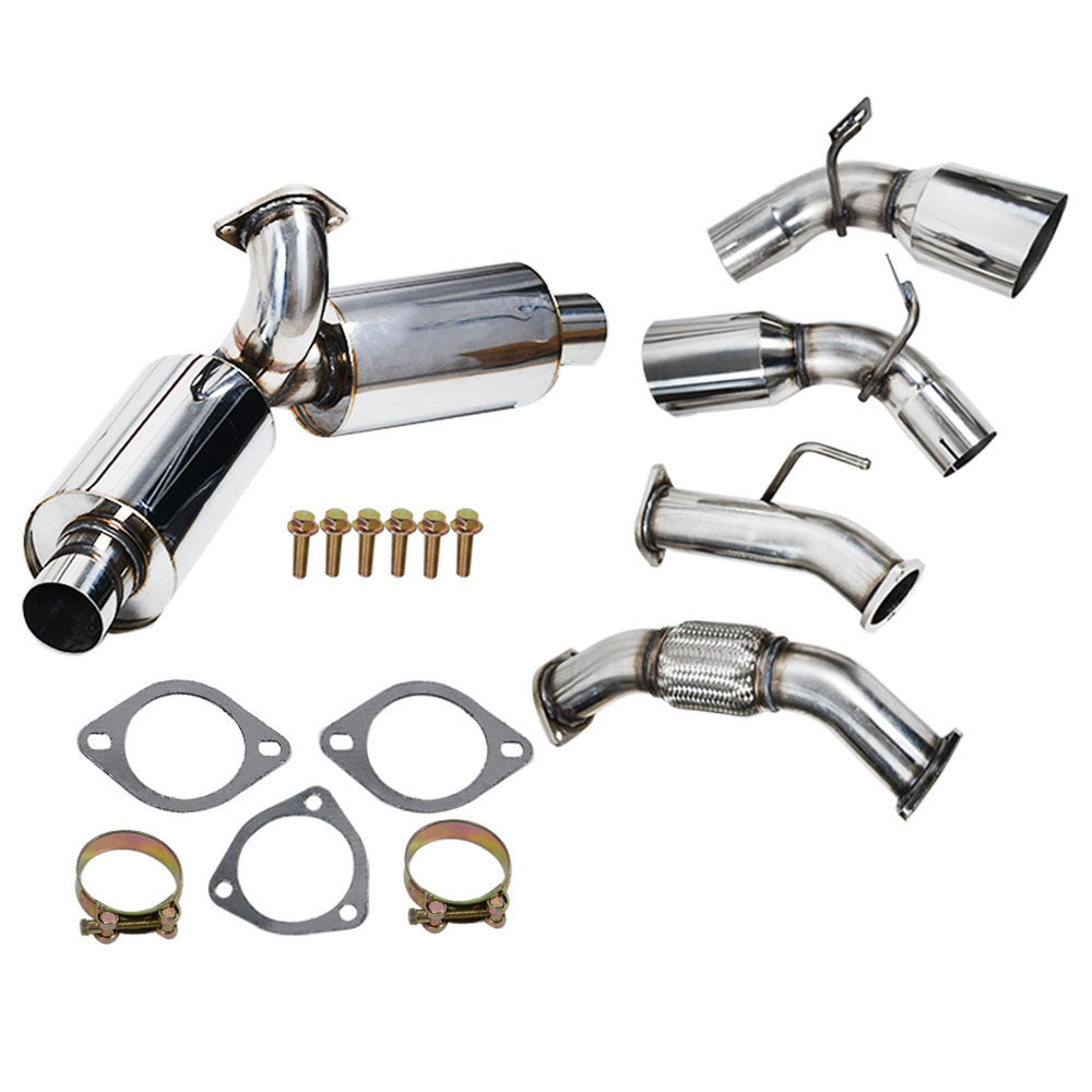 Toyota 1991-1995 MR2 Turbo 2.0L 4.5" Dual Tip Muffler Catback Exhaust System