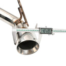 Coupe Axle Back Schalldämpfer Auspuffrohr Edelstahl für 2008-2013 Infiniti G37 2dr-12