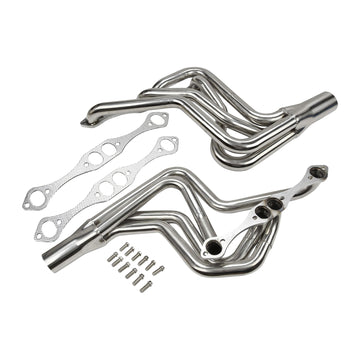 Stainless Steel Exhaust Manifold Header For Chevrolet 1970-1987 SBC 267-400 V8