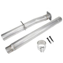 Ford 2008-2010 F250 F350 F450 6.4 Powerstroke Diesel 4" Exhaust DPF & Cat Delete Pipe-1
