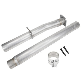 Ford 2008-2010 F250 F350 F450 6.4 Powerstroke Diesel 4" Exhaust DPF & Cat Delete Pipe