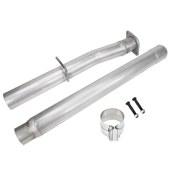 Ford 2008-2010 F250 F350 F450 6.4 Powerstroke Diesel 4" Exhaust DPF & Cat Delete Pipe