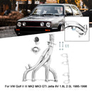 Auspuffkrümmer passend für VW Golf II III MK2 MK3 GTI Jetta 8V 1.8L 2.0L 1985-1998-9