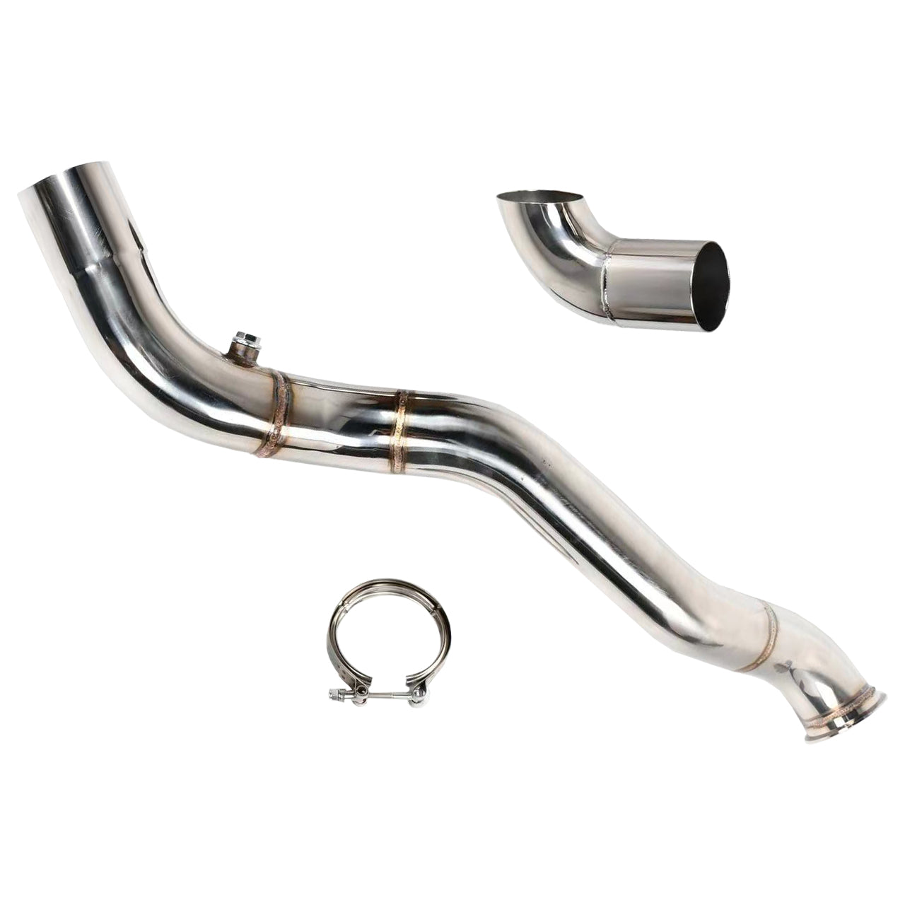 Chevrolet 1999-2013 T4 Turbo-Kit 4,8 5,3 6,0 6,2 Vortec LS 3" V-Band-Auspuffrohr