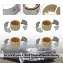 Set of 4 Eccentric Shaft Camshaft Needle Bearing for BMW 11377615379-6