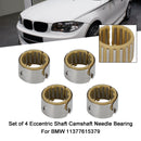 Set of 4 Eccentric Shaft Camshaft Needle Bearing for BMW 11377615379-8