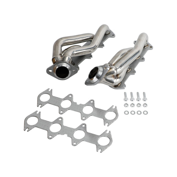 Ford 2004-2010 F150 5.4 V8 Stainless Exhaust Manifold Shorty Headers Performance