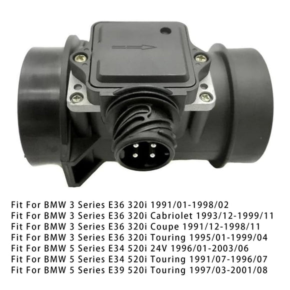 BMW E36 E34 E39 320i 520i 5WK9007 Mass Air Flow Meter Sensor