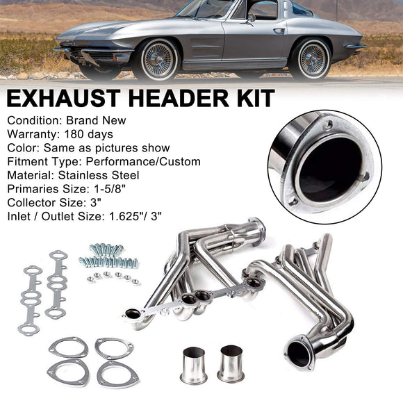 Collecteurs d'échappement pour moteurs Chevrolet Corvette V8 de 1963 à 1981