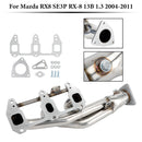 Stainless steel Exhaust Header fit Mazda RX8 RX-8 R3 GT Grand 2004-2011-7