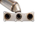 BMW 2007-2012 328i E90/E91/E92/E93 10H22-134 10H22-135 Pair Manifold Catalytic Converter-3