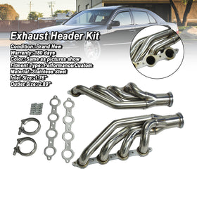 Collecteur d'échappement universel en acier pour petits blocs V8 LS1/LS2/LS3/LS6 LSX (1997-2014) - 0