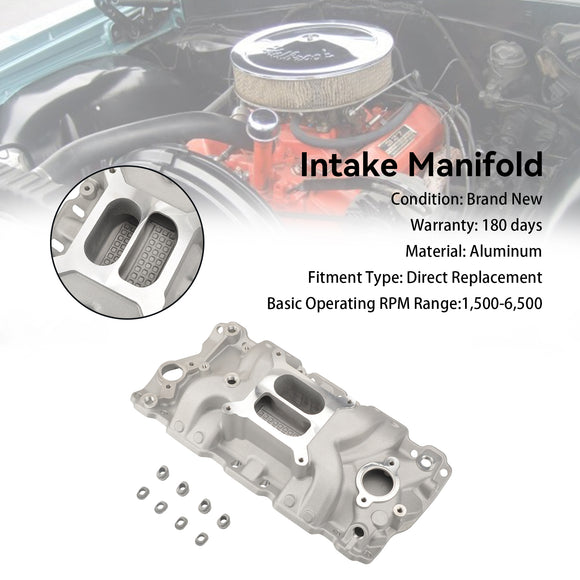 Chevy 1957-1986 Small Block 305 327 350 400 High Rise Dual Plane Intake Manifold