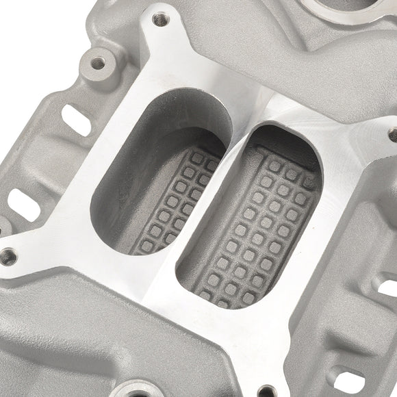 Chevy 1957-1986 Small Block 305 327 350 400 High Rise Dual Plane Intake Manifold