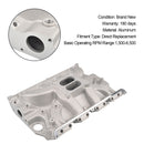 Dual Plane Satin Intake Manifold Fit Ford FE 390 406 410 427 428 Aluminum-8