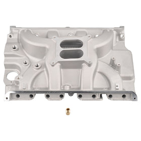 Dual Plane Satin Intake Manifold Fit Ford FE 390 406 410 427 428 Aluminum