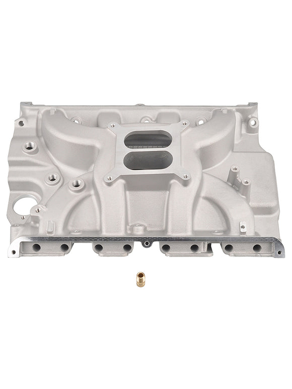 Dual Plane Satin Intake Manifold Fit Ford FE 390 406 410 427 428 Aluminum