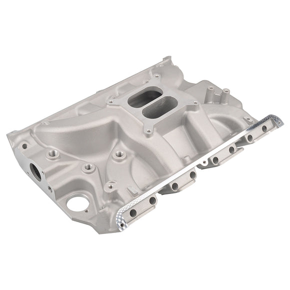Dual Plane Satin Intake Manifold Fit Ford FE 390 406 410 427 428 Aluminum