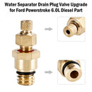 Water Separator Drain Plug Valve Upgrade for Ford Powerstroke 6.0L Diesel Part-3