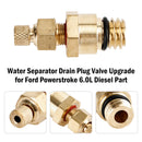 Water Separator Drain Plug Valve Upgrade for Ford Powerstroke 6.0L Diesel Part-5