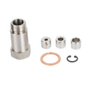 Universal 45MM M18X1.5 O2 Oxygen Spacers Adapter Kit Car Exhaust Oxygen Extender Spacer W/Gasket Generic-1