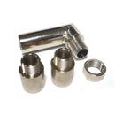 O2 Sauerstoff Spacer Sensor abgewinkelt Extender 90 Grad O2 Bung Verlängerung M18 x 1,5-9