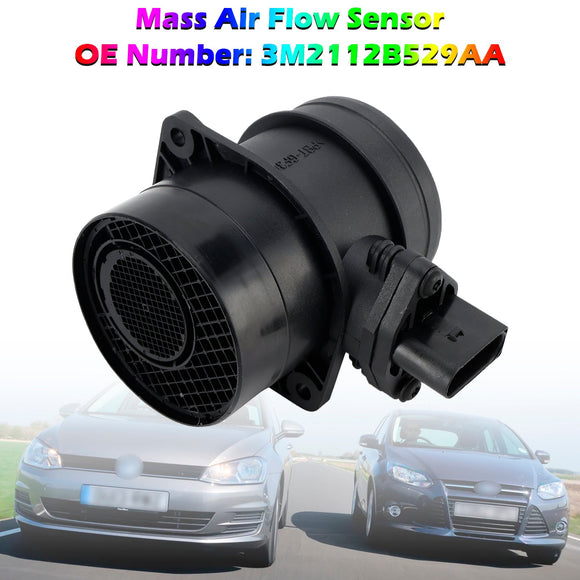 Ford VW Golf Audi A3 A4 Leon Octavia TDI Mass Air Flow Sensor 3M2112B529AA