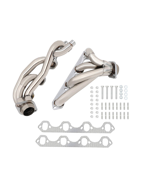 Ford 1987-1996 F150/F250/Bronco 5.8L T-304 Shorty Exhaust Headers Manifold